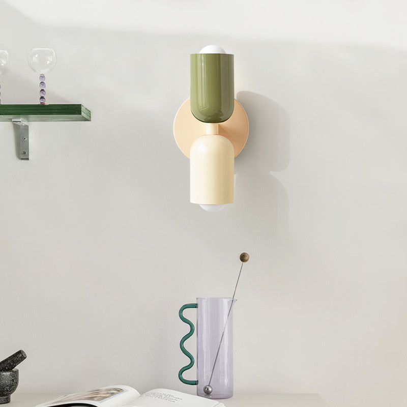 Modern Cream Double Head Wall Light