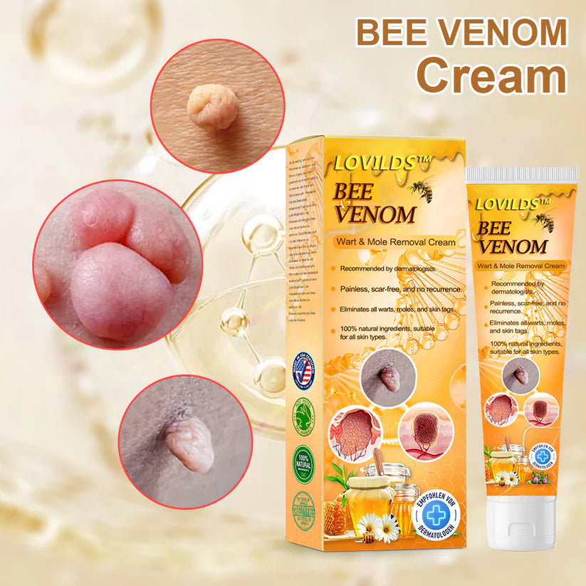 LOVILDS™ Bee Venom Wart & Tag Removal Cream(👨‍⚕Suitable for all skin types)🐝