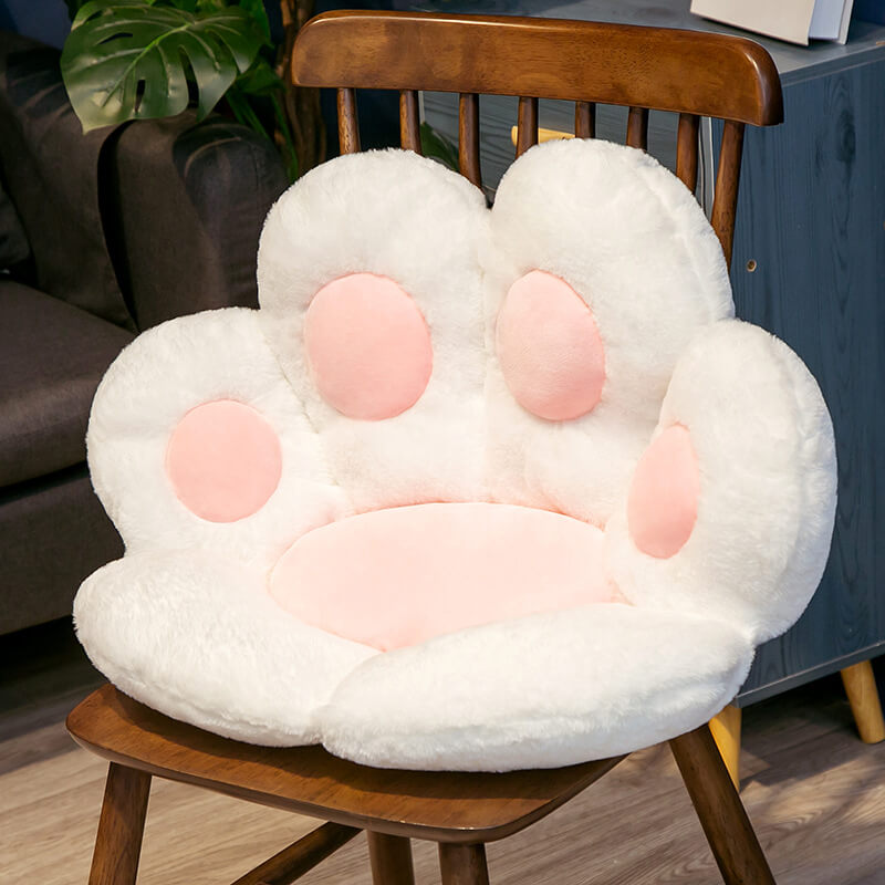 Plush Cat Paw Chair Cushion, Comfy Seat Pads for Chairs Floor