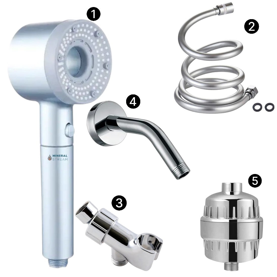 Hey Pure Filtered Shower Essentials Kit