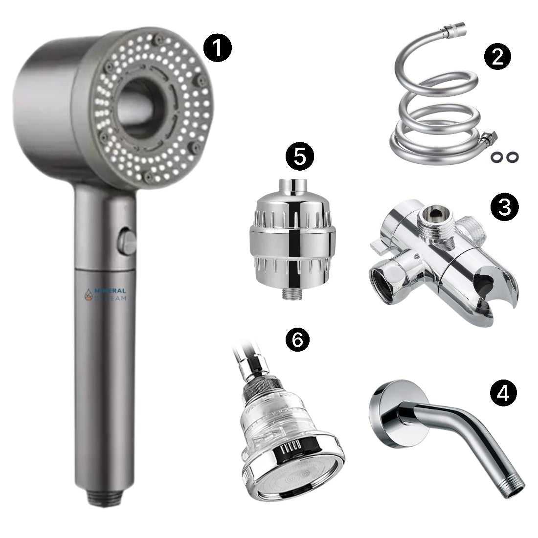 Hey Pure Filtered Complete Shower Kit