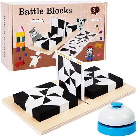 Montessori Wooden Battle Blocks