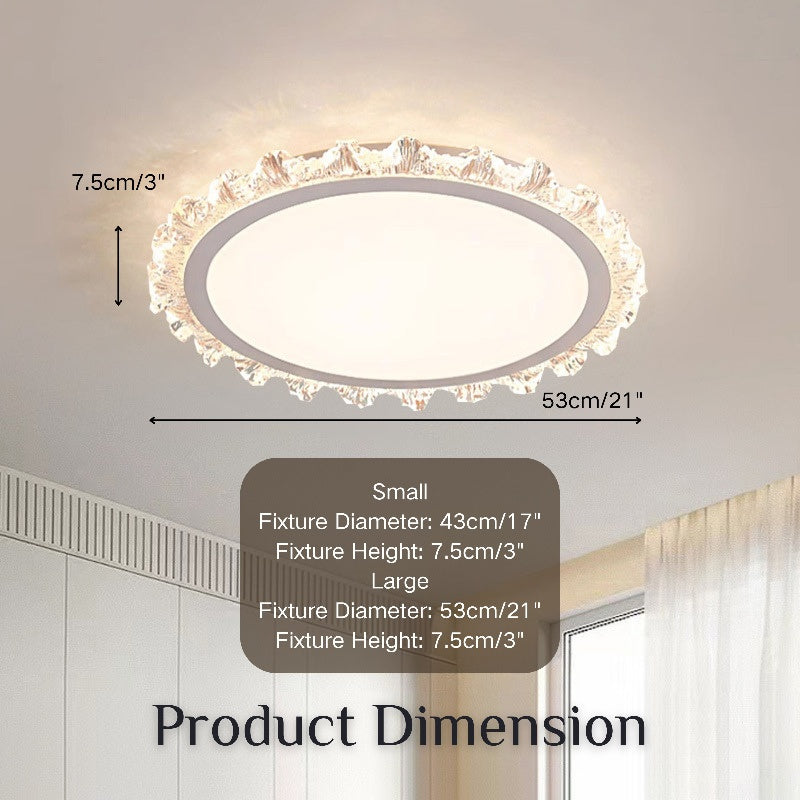 Modern Round Ceiling Light 3-Color Adjustable Light