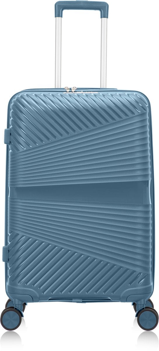 Hardshell Blue Travel Suitcase – Amalfi