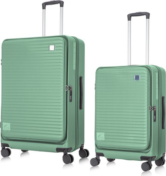 2-Piece Hardshell Luggage Set with Laptop Compartment – Berlin