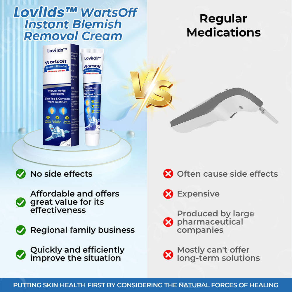 🔷 Official Store: Lovilds™ WartsOff Instant Blemish Removal Cream👩‍⚕️The Australasian College of Dermatologists (ACD) Approved (Skin Tags, Warts, Dark Spots Removal)