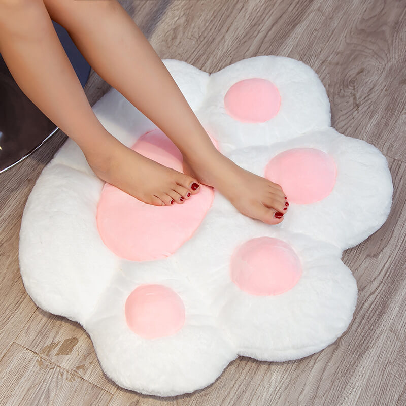 Plush Cat Paw Chair Cushion, Comfy Seat Pads for Chairs Floor