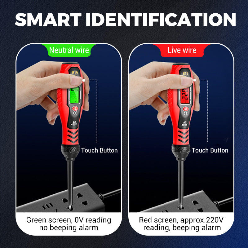 Intelligent Non-Contact Voltage Tester - Safe & Efficient Electrician's Best Tool