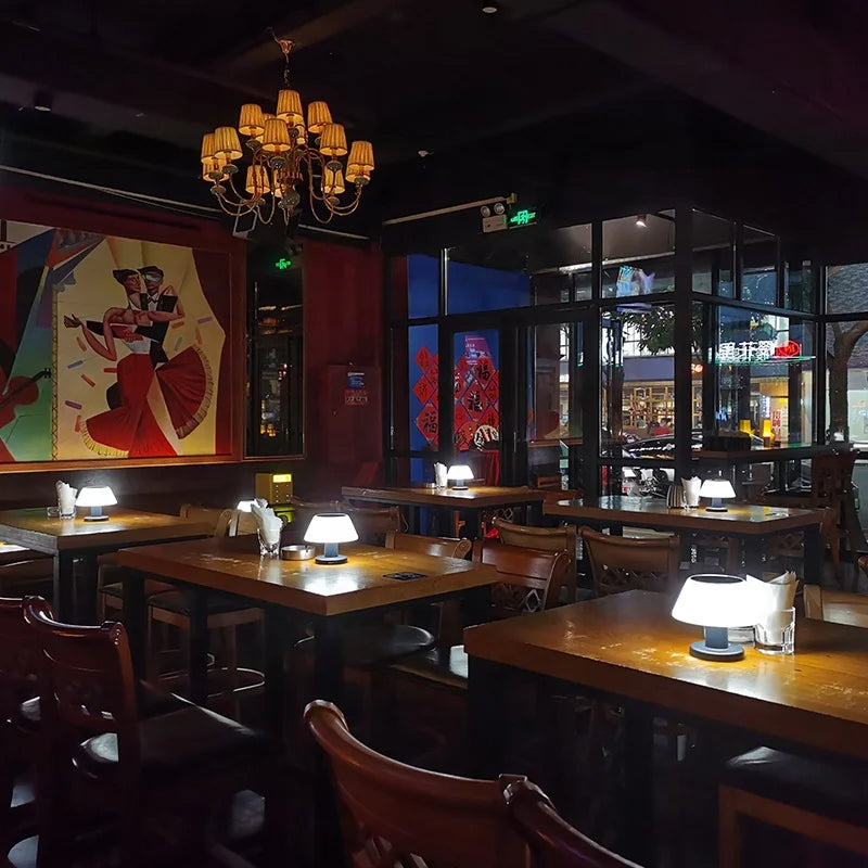 Modern Solar Table Lamp – Eco-Friendly Indoor & Outdoor Lighting