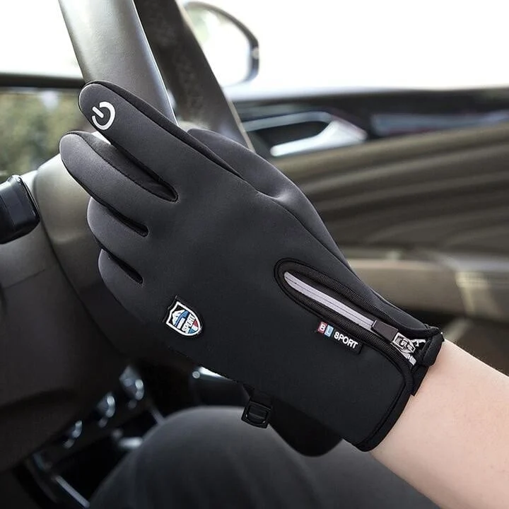 Outdoor Heated Gloves – Windproof, Waterproof, Plus Velvet Lining, USB Rechargeable, Touchscreen Winter Gloves