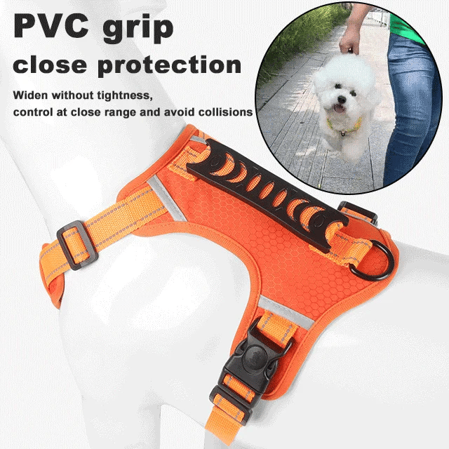 Strain-free dog harness for pets