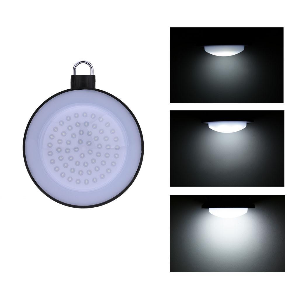 60 LED Outdoor Camping Lantern Light with Lampshade Circle ( Battery or Rechargeable Mode)