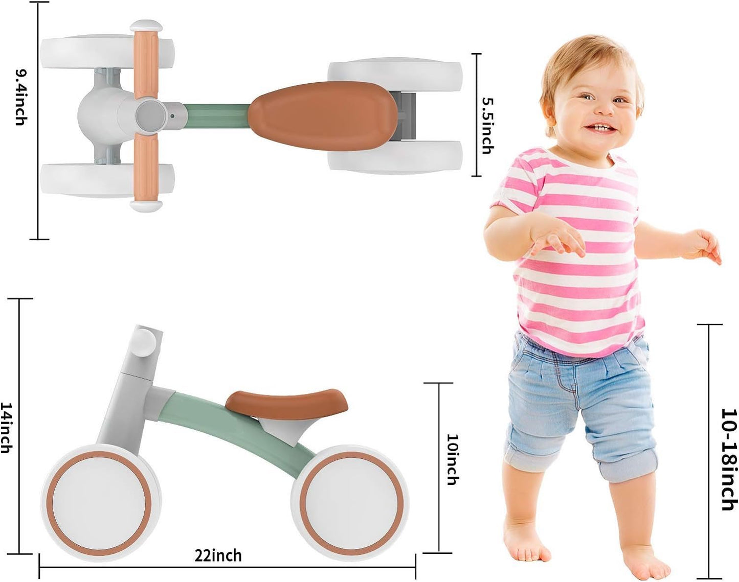 Montessori Balance Bike for Toddlers - Best Balance Bike for 2 Year Olds and Up