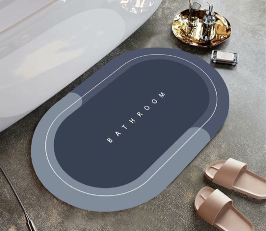 Water Absorbing Mat | Ultra-Absorbent Anti-Slip Bathroom Floor Mat