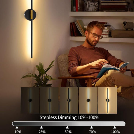 Detachable Rechargeable LED Wall Light – Magnetic Mount, Dimmable, 4400mAh Battery, Warm & Cool Lighting