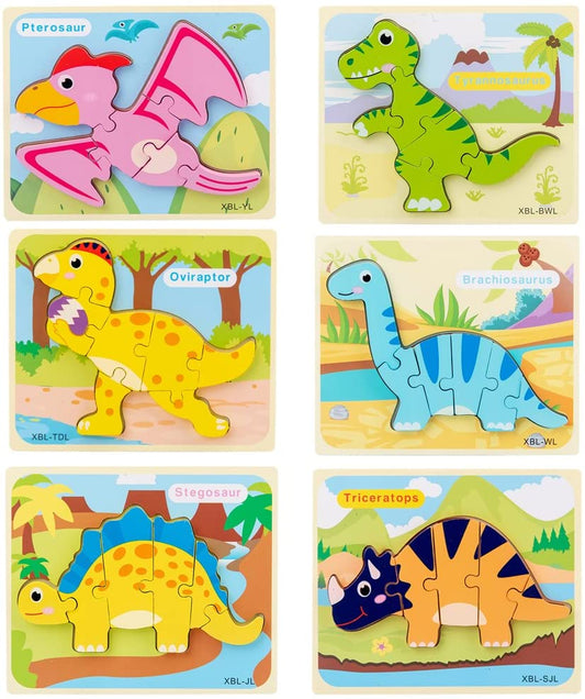 Best Seller: 3D Dinosaur Puzzles 6 PACK