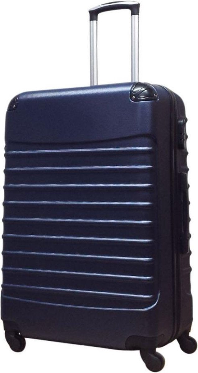 2-Piece Dark Blue Hardshell Luggage Set – Monaco