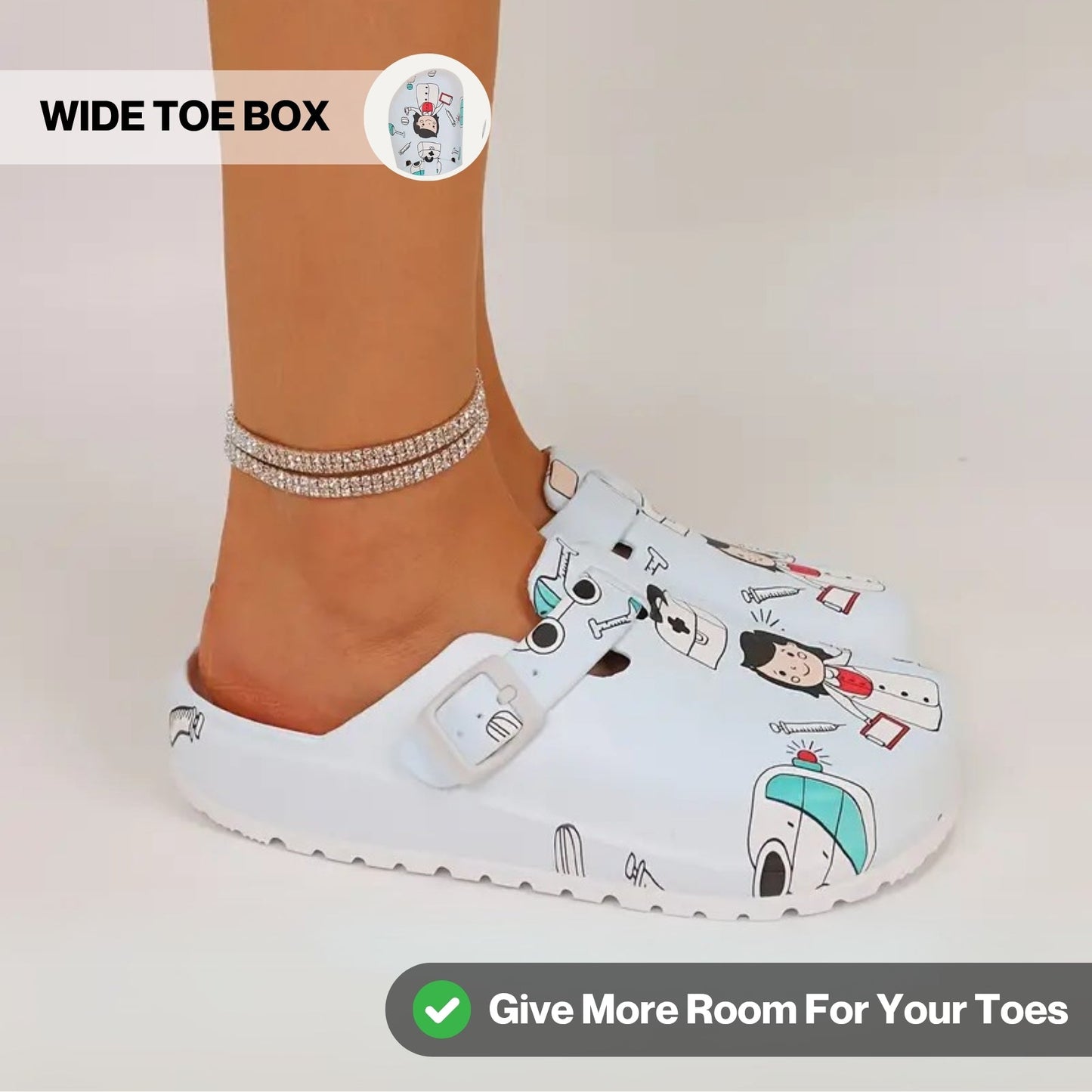 Vale Comfort Non-Slip Clogs – Slip-On Design