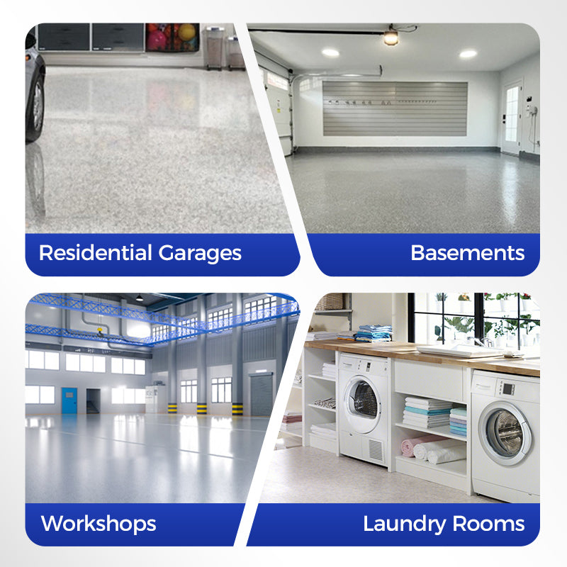 High-Gloss Marble Finish Epoxy Floor Coating