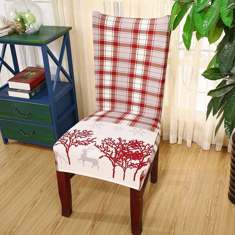 Christmas Elastic Chair Cover
