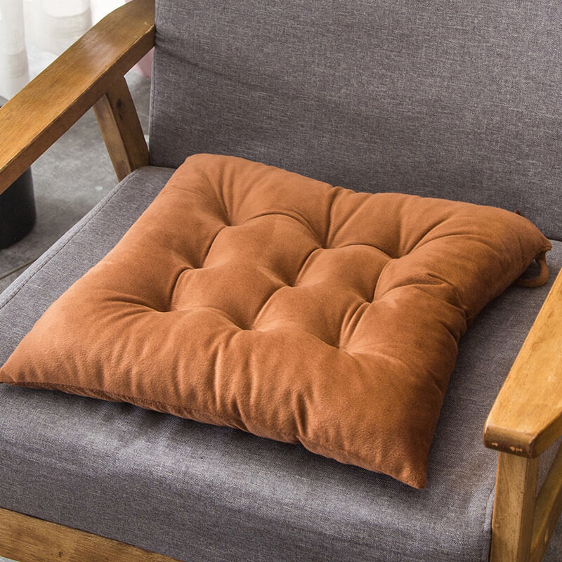 Soft Velvet Dining Chair Cushions with Ties 16" x 16"