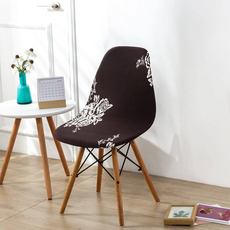 Printed Elastic Shell Chair Covers