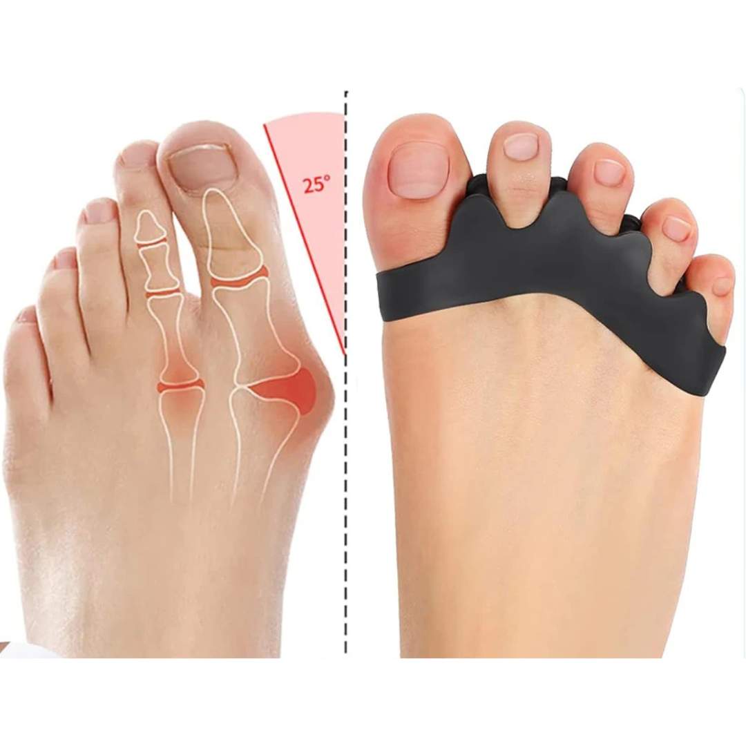 Toe Spacer for Bunion Relief – Soft Gel Toe Separator for Overlapping Toes, Alignment, and Daily Foot Pain Support