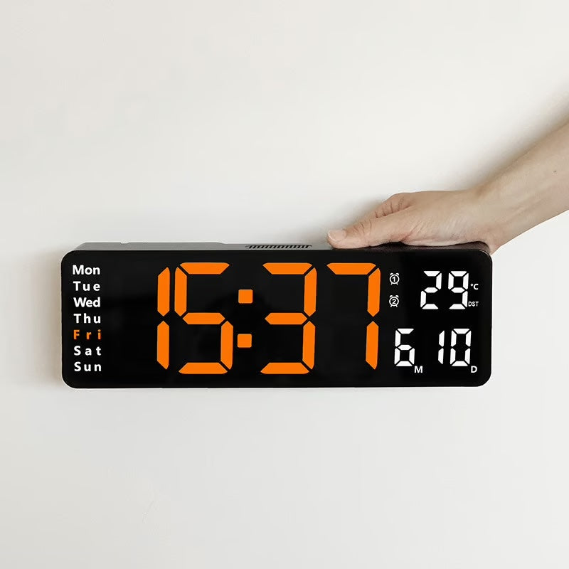 13” Smart Watch: Temperature, Date, Night Light & More