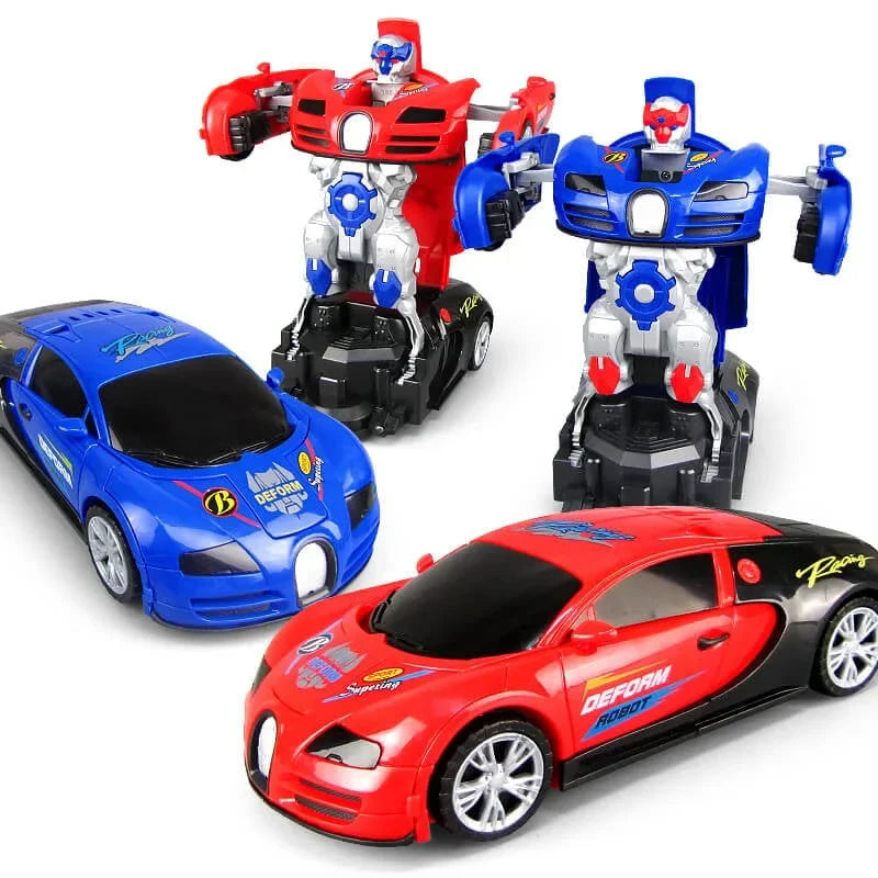 Electric Universal Transforming Police Car Toy