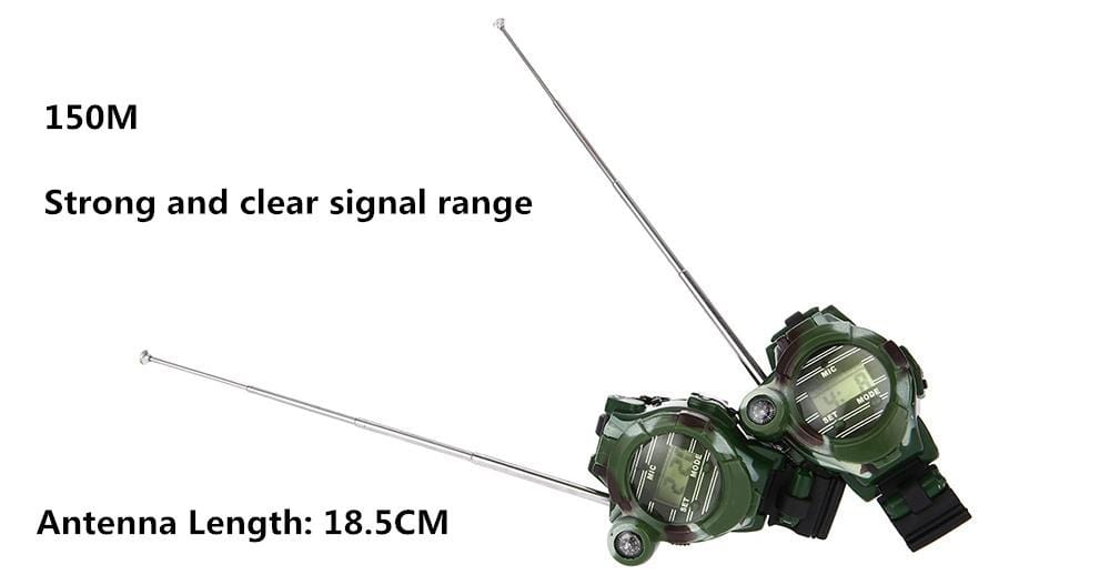 7 In 1 Walkie Talkie Survival  Watch For Kids (Camouflage Style )