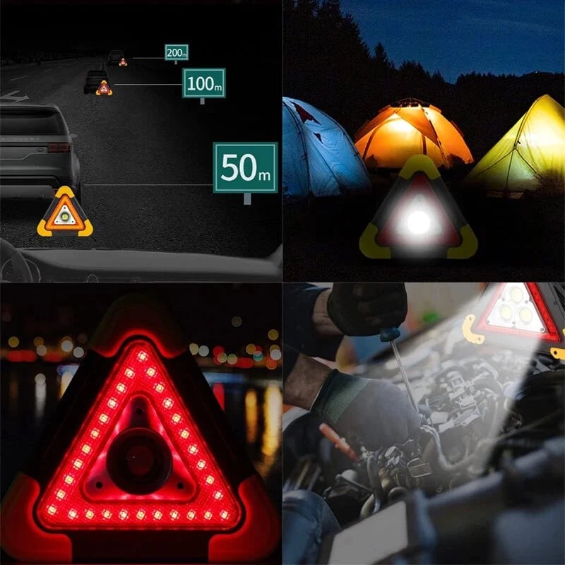 2-in-1 Solar-Powered Emergency Signal Light