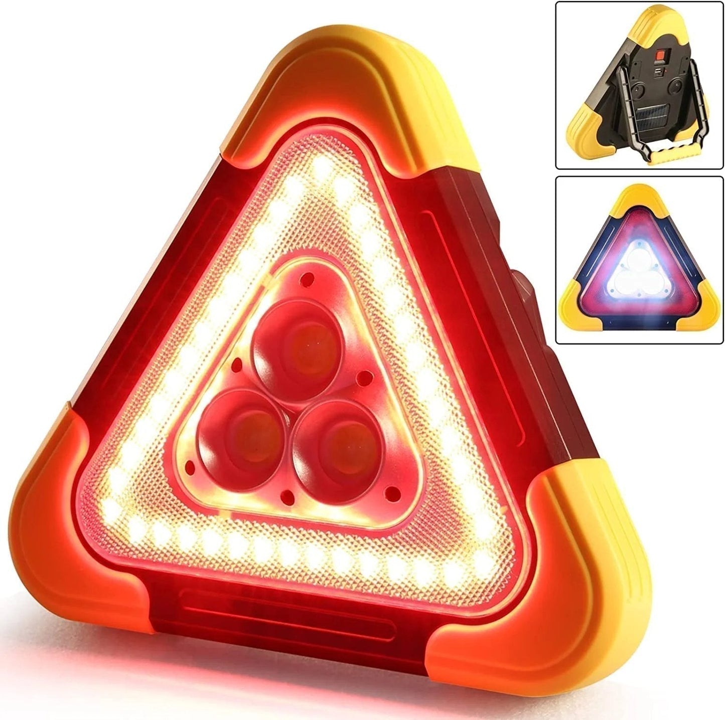 2-in-1 Solar-Powered Emergency Signal Light