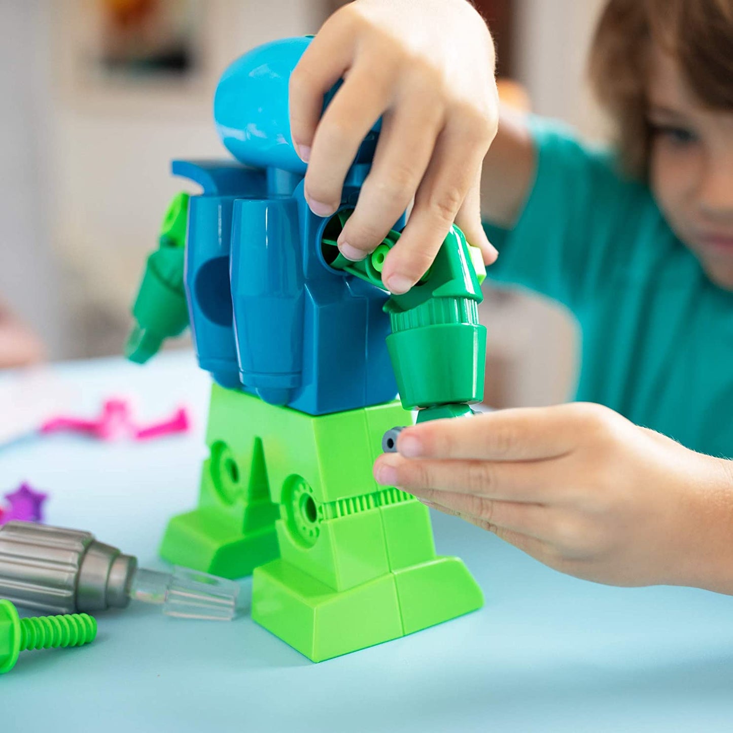 Building Toy Robot for Kids Engineering Play