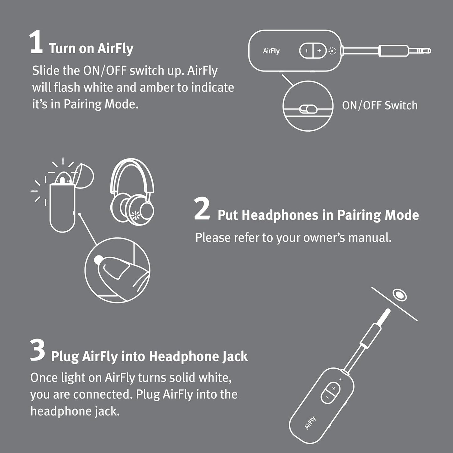 Twelve South AirFly Pro Bluetooth Audio Transmitter & HiRise 3 Deluxe MagSafe Charging Stand