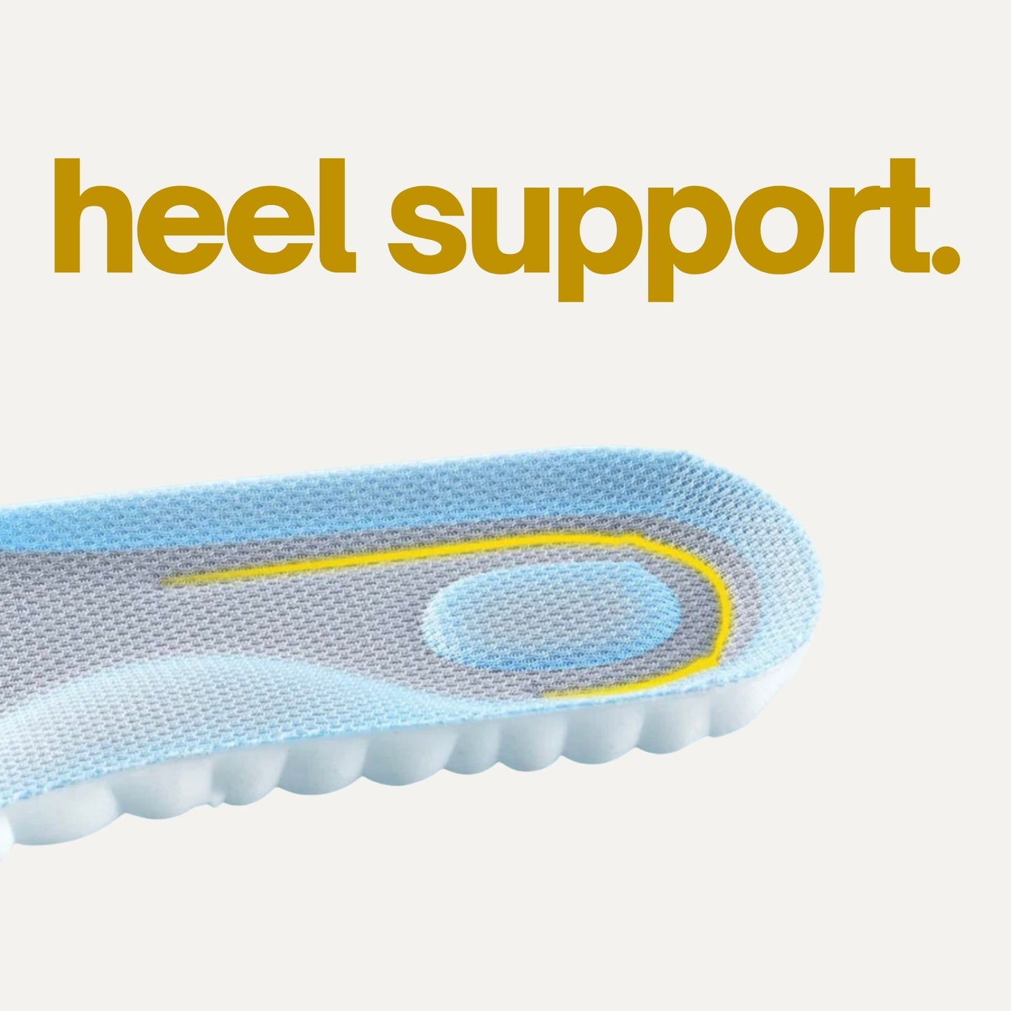 Avichic Orthopedic-Style Massage Insoles – Cushioned Support