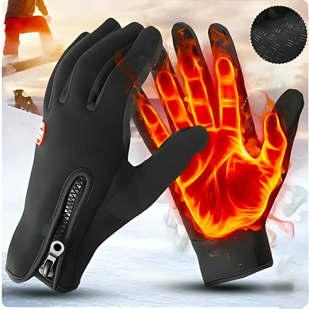Avichic™ Heated Gloves – Waterproof Insulated Winter Gloves with Touchscreen & Rechargeable Battery for Men & Women