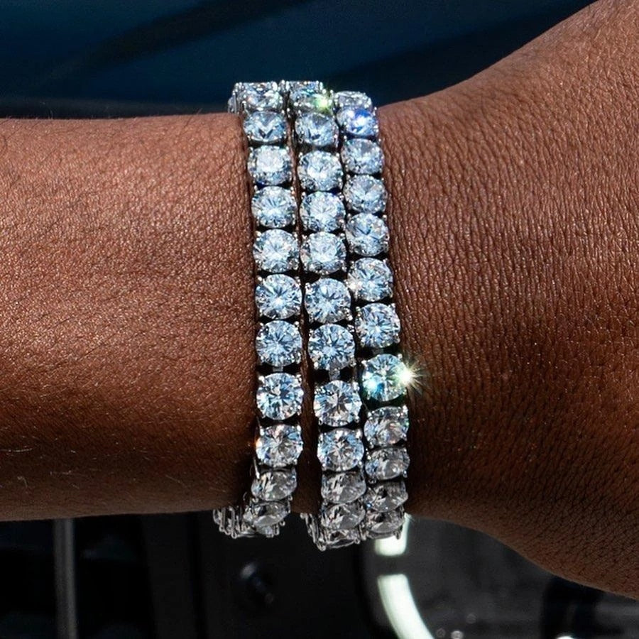 Tennis Pure 14k White Gold Bracelet