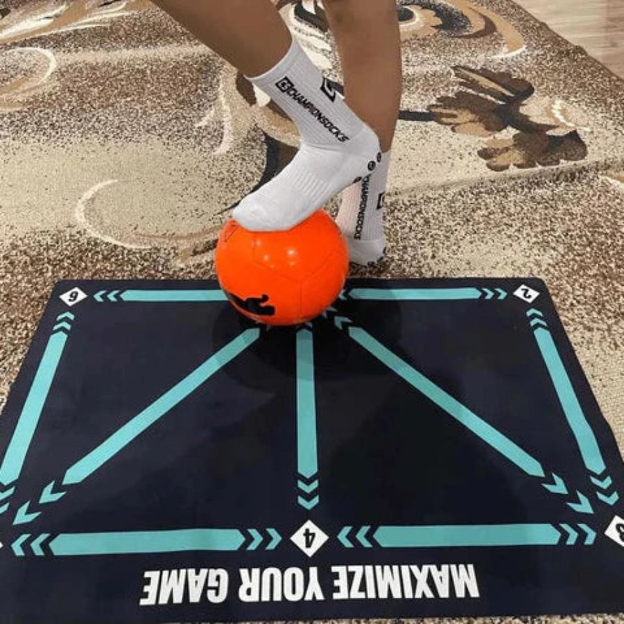 Football Training Mat + Pro Skills Video Program