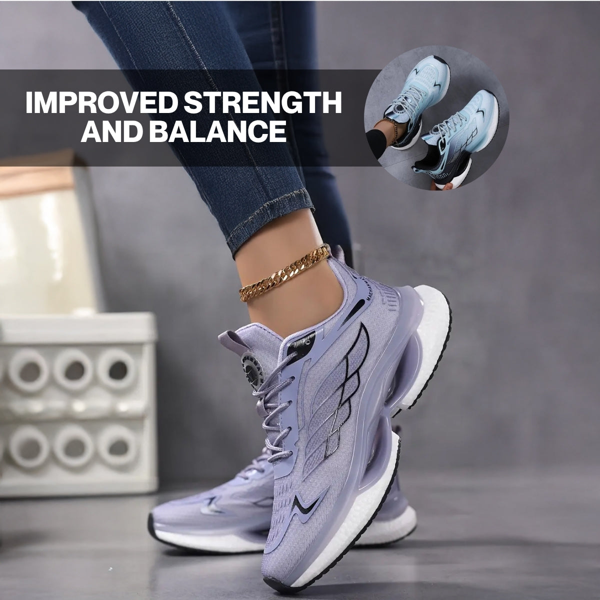 Aerion Hands-Free Supportive Walking Shoes – Lightweight Everyday Wear