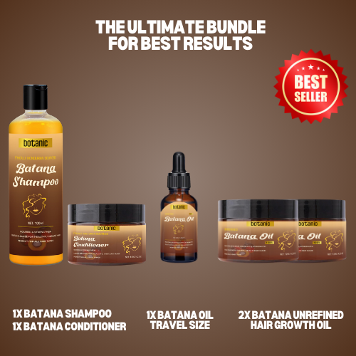 Avichic™ Batana Hair Growth Oil – 100% Unrefined Natural Oil for Stronger, Fuller Hair | 120ml