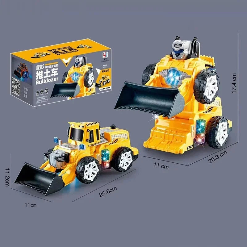 Electric Universal Transforming Police Car Toy