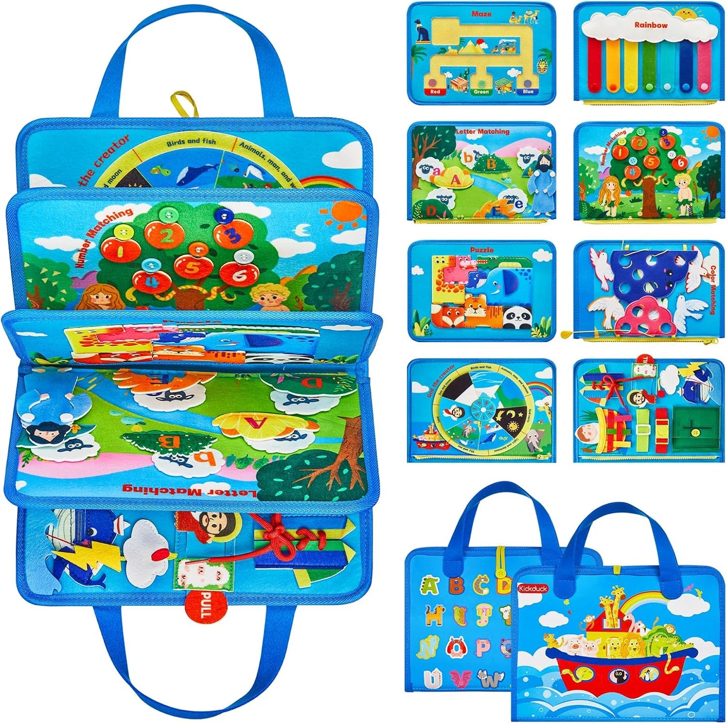 Montessori Busy Board for 3 & 4 Year Olds