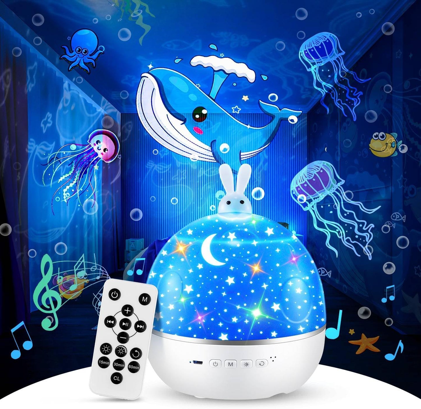 Galaxy Star Projector Light for Bedroom