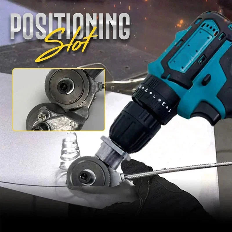 Electric Drill Accessory for Metal Cutting – Precision Shears