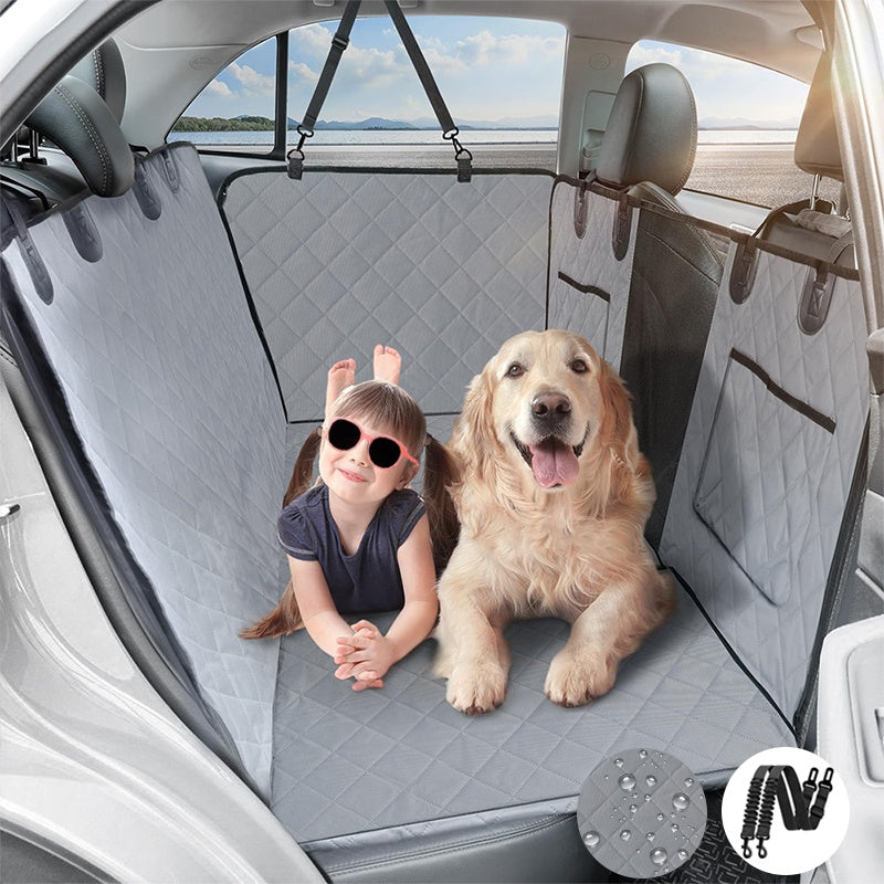 Scratch-resistant Pet Dog Car Seat Cover with Viewing Window