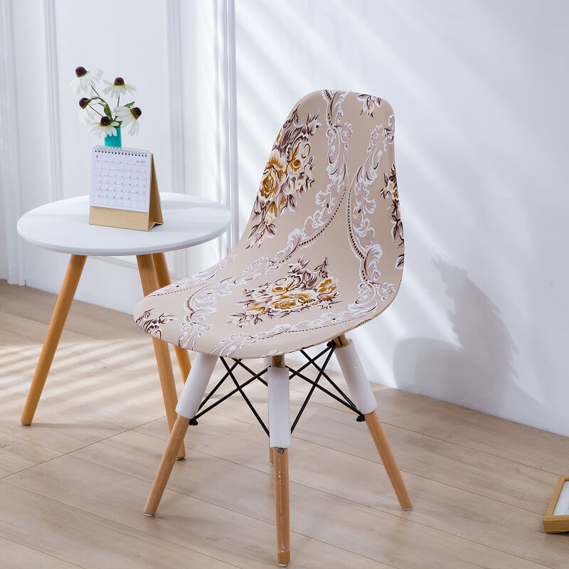 Printed Elastic Shell Chair Covers