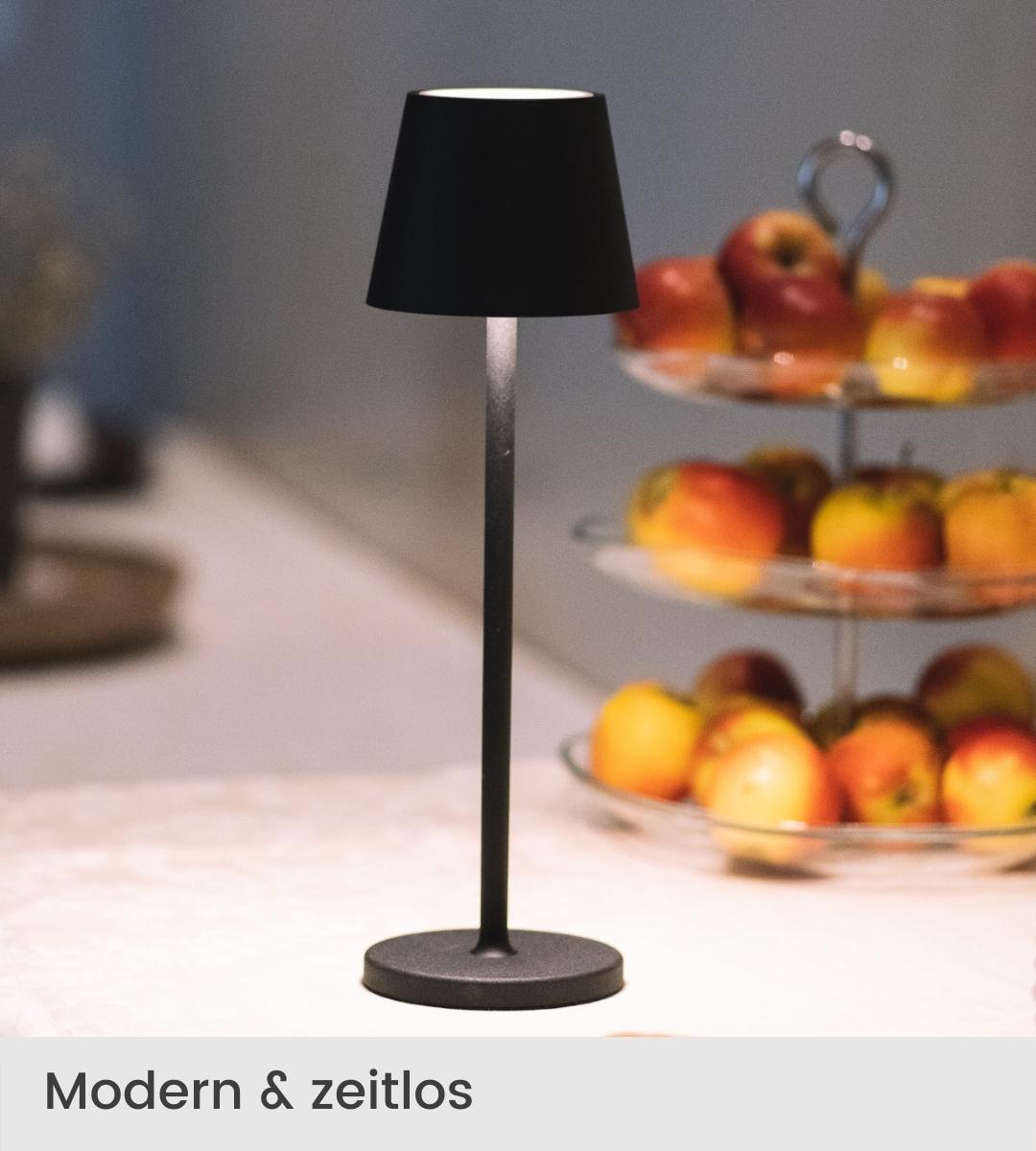 Cordless LED Lamp Set – 48 LEDs, Touch-Dimming, 5,200 mAh Battery, Aluminum Design