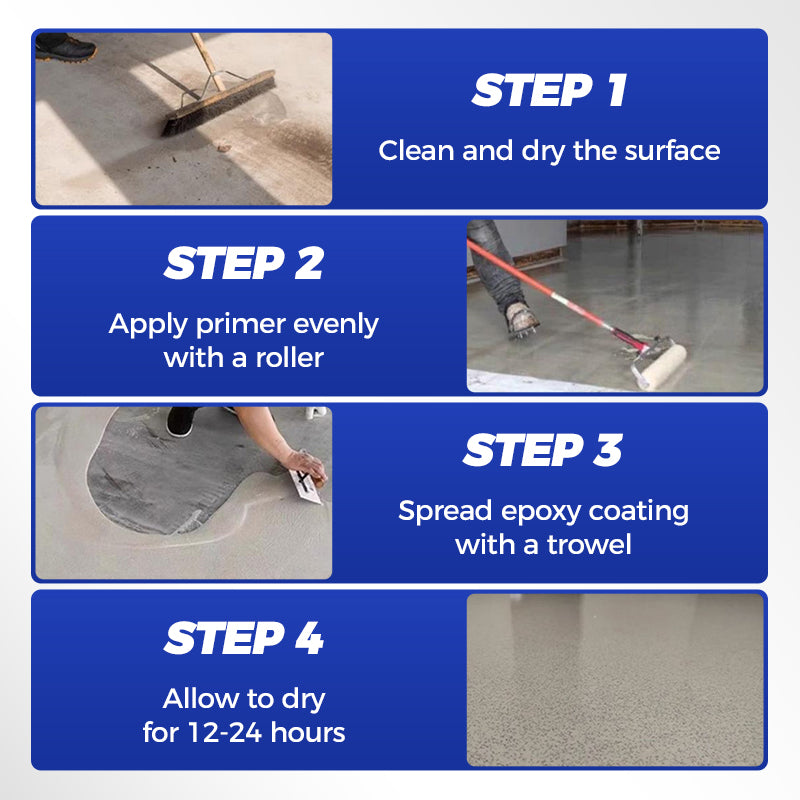 High-Gloss Marble Finish Epoxy Floor Coating