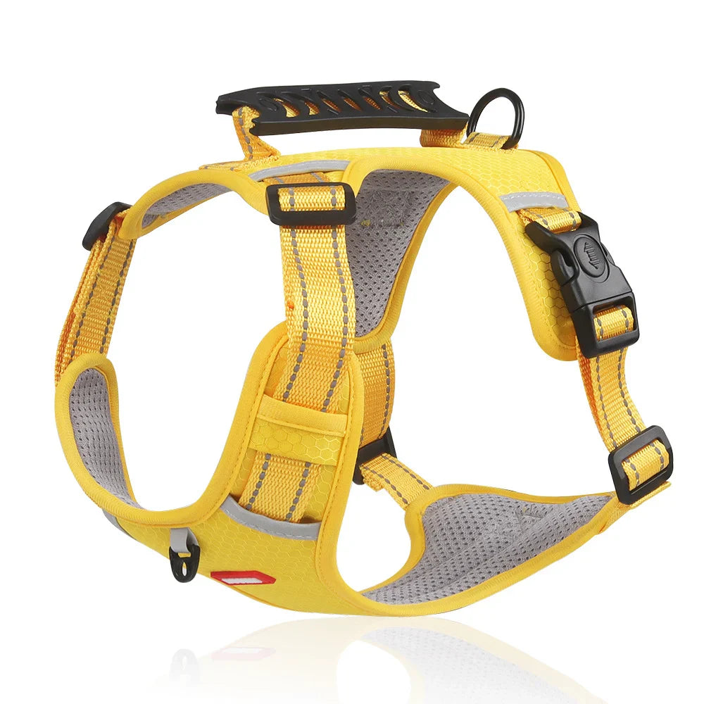 Strain-free dog harness for pets