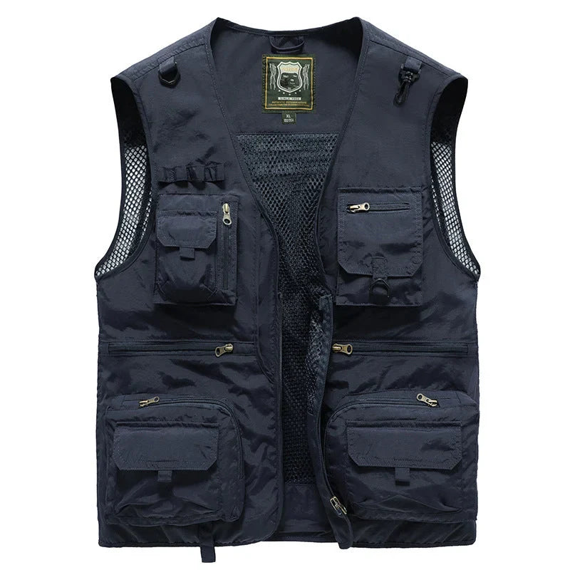 Breathable Cargo Vest for Hot Days